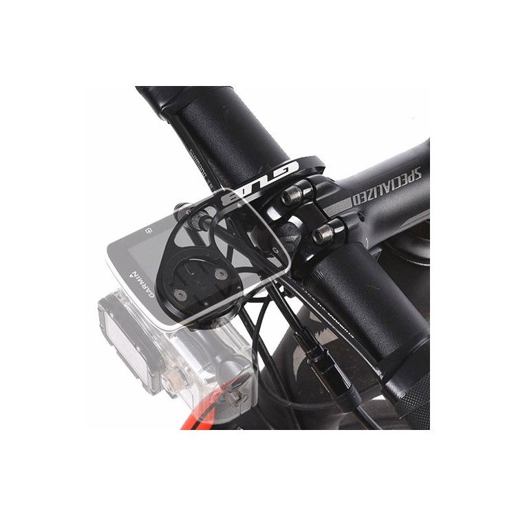 GUB 669 Multi-purpose Bicycle Handlebar Mount for 31.8mm Handlebar Bike Computer/Camera Holder - Black-7