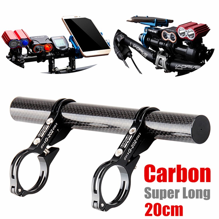 GUB G-202 20.2cm MTB Велосипед Алюминиевый Сплав Руль Удлинитель Удлинитель Углеродного Волокна-2