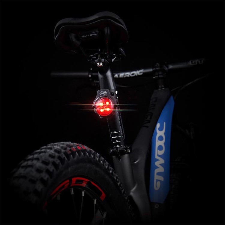T-003 Bicicleta Sensor De Freno Inteligente Luz De Cola USB Recargable Bicicleta De Seguridad A Prueba De Agua Luz Trasera-15