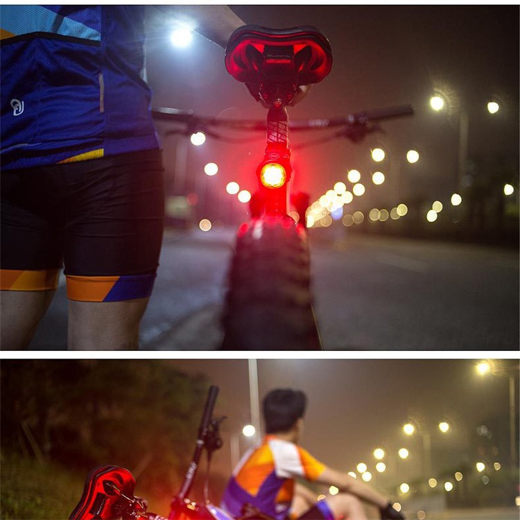 T-003 Bicicleta Sensor De Freno Inteligente Luz De Cola USB Recargable Bicicleta De Seguridad A Prueba De Agua Luz Trasera-16