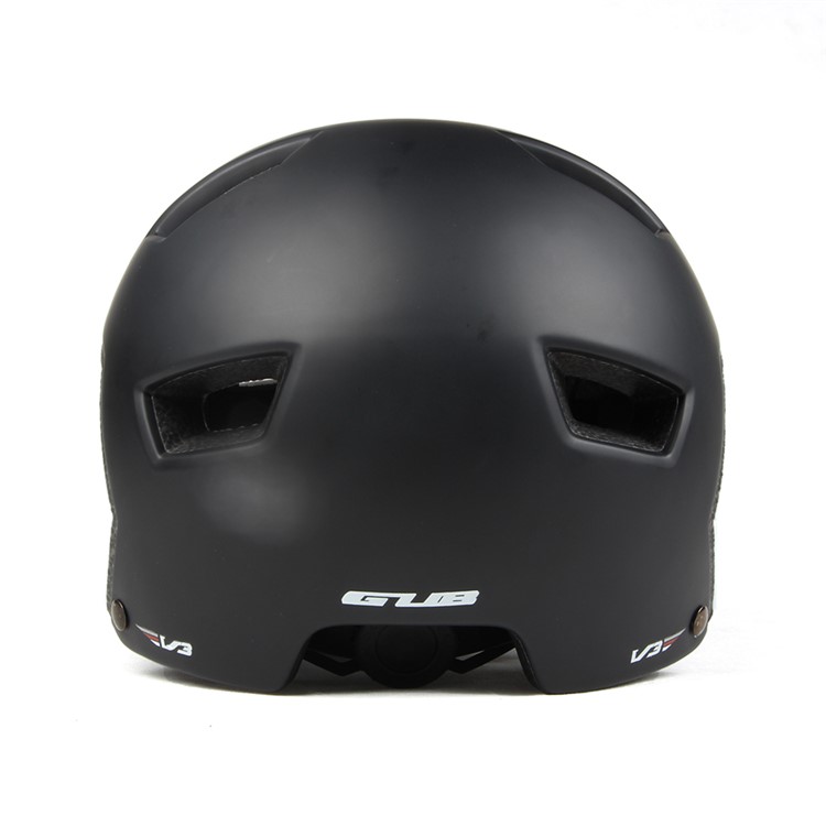 GUB V3 Motorcycle City Helmet with Lens Helmet Protector, Head Circumference: 54-58cm - Size: M / Matte Black + Jet White-6