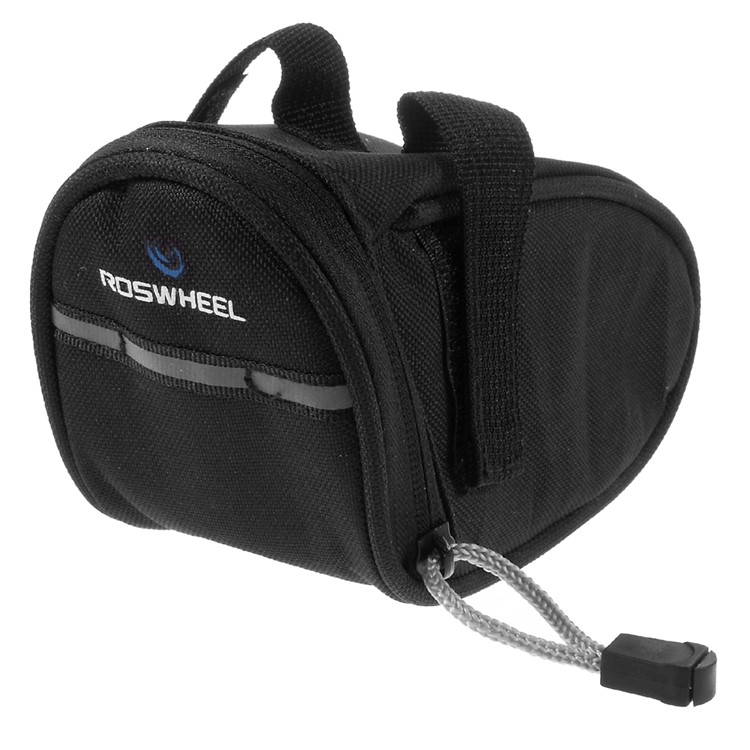 ROSWHEEL Bicycle Saddle Bag Tail Bag (13567) - Black-1