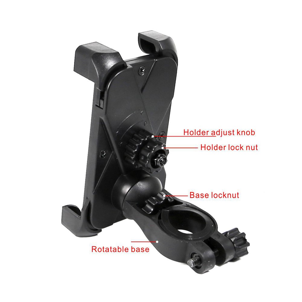 360 Rotating Bike Bicycle Phone Holder Handlebar Mount-3