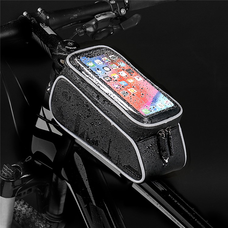 WHEEL UP 6-inch Cycling Front Tube Bag Waterproof Touch Screen Phone Bag-5