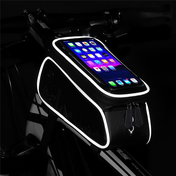 WHEEL UP 6-inch Cycling Front Tube Bag Waterproof Touch Screen Phone Bag-6