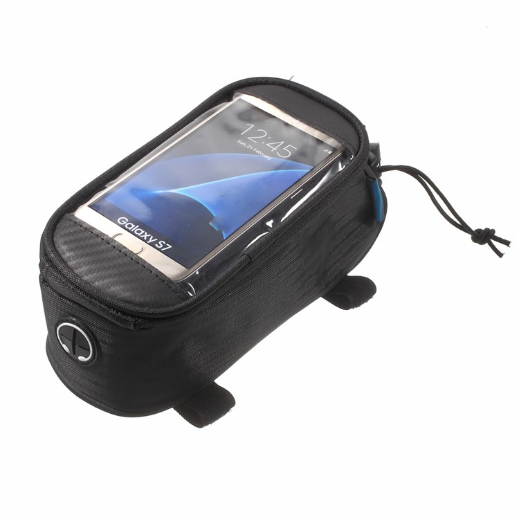 ROSWHEEL 4.8inch Bicycle Top Tube Bag for iPhone 6 6s (12496M) - Black-2