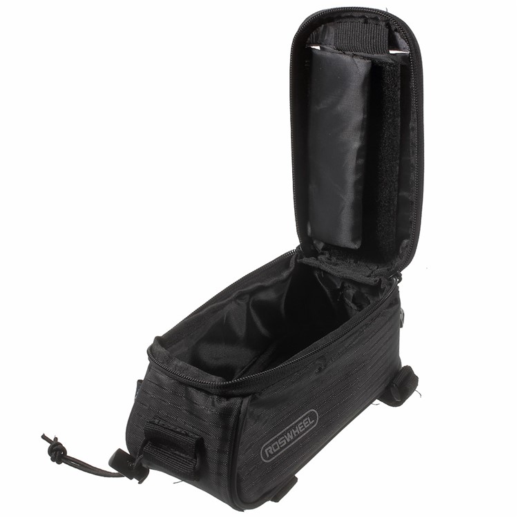 ROSWHEEL 4.8inch Bicycle Top Tube Bag for iPhone 6 6s (12496M) - Black-5
