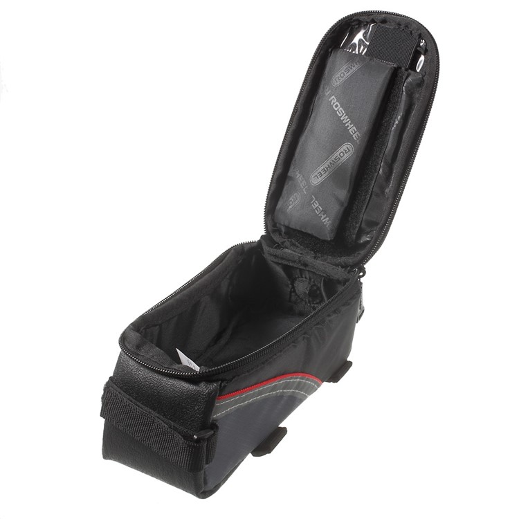 ROSWHEEL 4.8inch BikeTop Tube Bag for iPhone 6 6s (12496M) - Red / Black-9