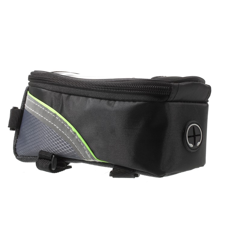 ROSWHEEL 4.8inch Bike Top Tube Bag for iPhone 6 6s (12496M) - Green / Black-5