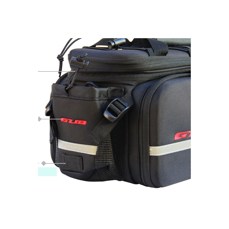 GUB 920 Multifunctional Bike Bag Bicycle Rear Seat Rack Bag Bike Saddle Storage Bag-8