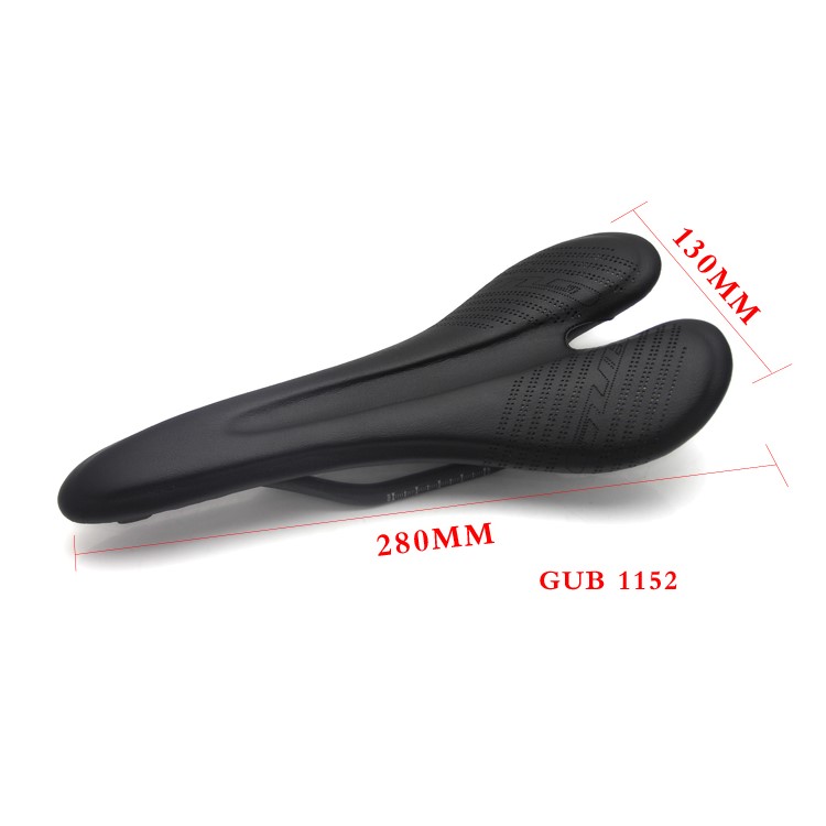 GUB 1180 Microfiber Leather Bicycle Saddle Road Bike Lightweight Seat Cushion Bike Saddle - Black-4