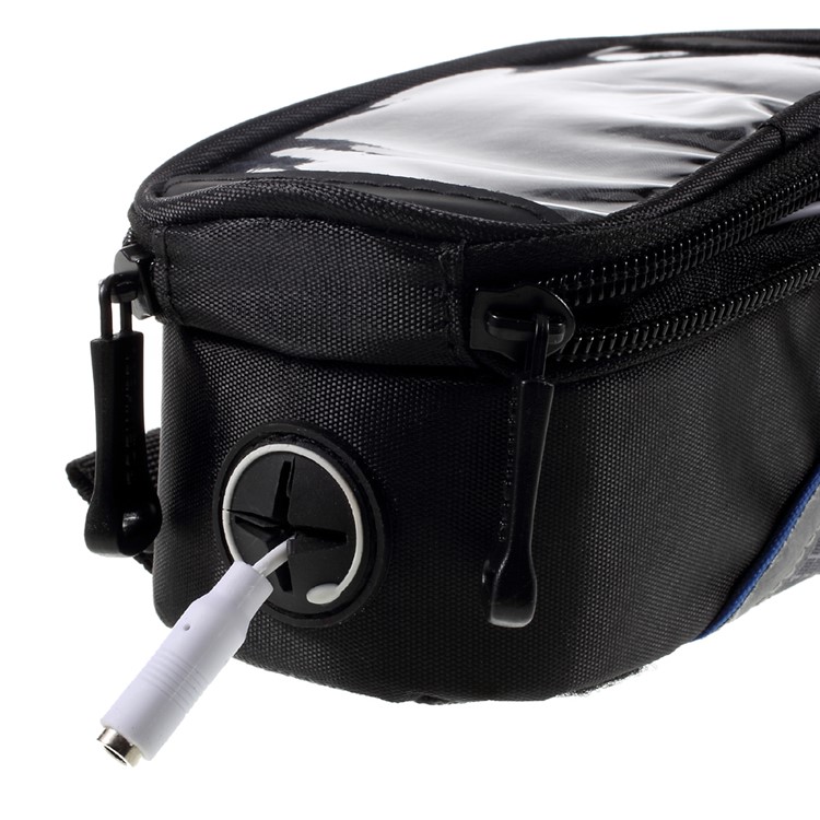 ROSWHEEL 4.2inch Bike Top Tube Bag Pouch for iPhone 5 5s SE (12496S) - Blue-6