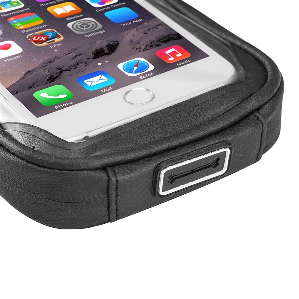 SZ-009 Cycling Upper Tube Package Bicycle Front Beam Bag with Two Side Pouch Touch Screen Phone Bag-3