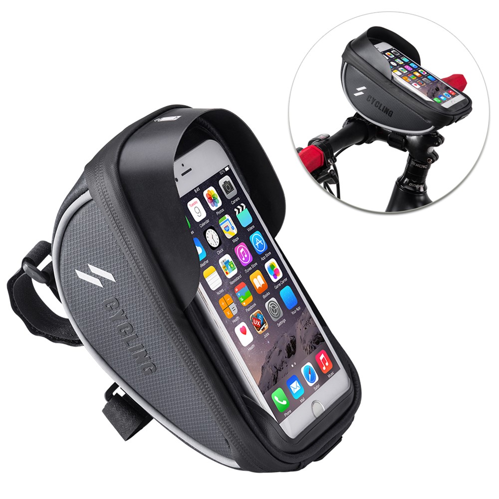 Bike Front Handlebar Bag Cycling Upper Tube Package Touch Screen Phone Bag SZ-010-4-1