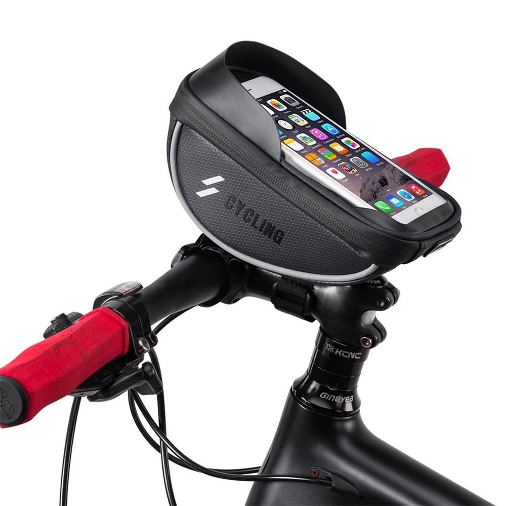 Bike Front Handlebar Bag Cycling Upper Tube Package Touch Screen Phone Bag SZ-010-4-4