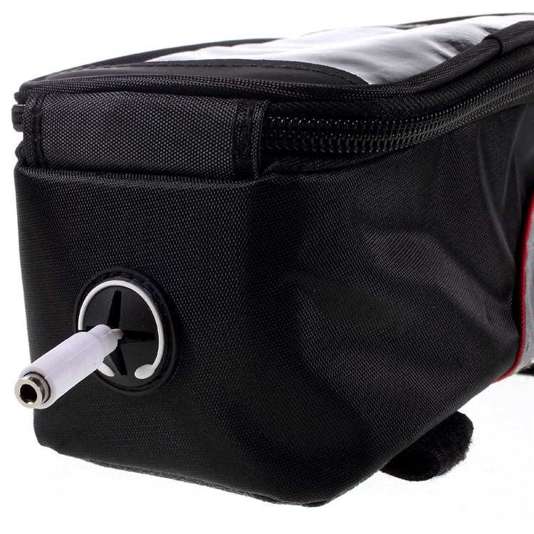 ROSWHEEL 5.5inch Bike Front Tube Bag for iPhone 6s Plus / Galaxy S7 (12496L) - Red / Black-6