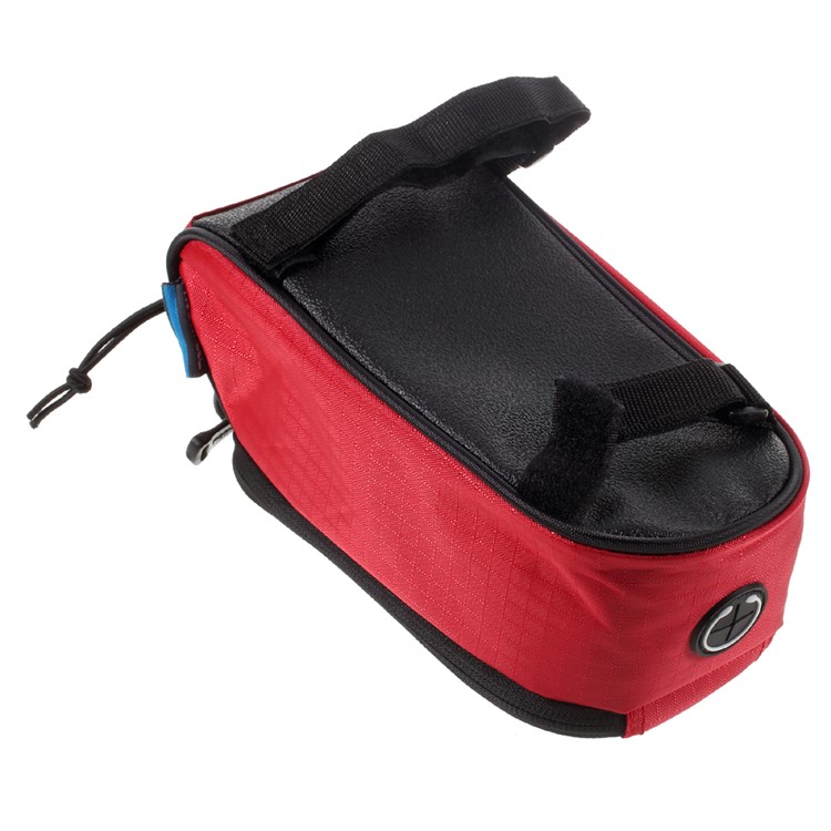 ROSWHEEL 5.5inch Bike Top Tube Bag Pouch for iPhone 6s Plus / Galaxy S7 (12496L) - Red-2