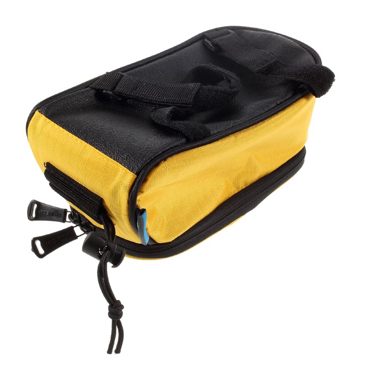 ROSWHEEL 5.5inch BicycleTop Tube Bag for iPhone 7 Plus/ 6s Plus / Galaxy S7 (12496L) - Yellow-2