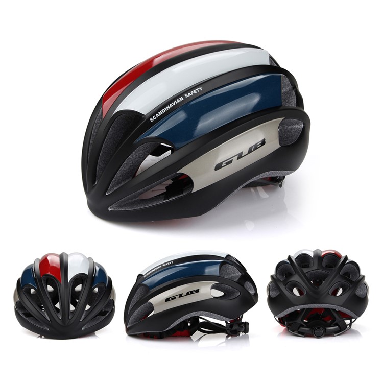 GUB SV1 Segurança Ciclismo Capacete Bicicleta De Estrada Skate Capacete Protetor, Tamanho: L - Branco / Vermelho-1