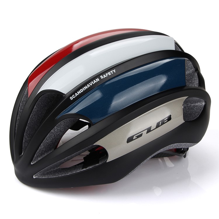 GUB SV1 Segurança Ciclismo Capacete Bicicleta De Estrada Skate Capacete Protetor, Tamanho: L - Branco / Vermelho-2