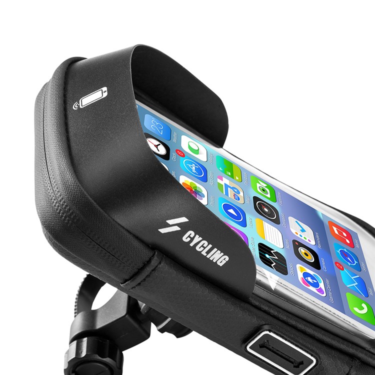 SZ-B17-3 Universal 5.8-inch Bicicleta À Prova D 'água Da Motocicleta Titular Saco De Bicicleta GPS Handlebar Mount Case-11