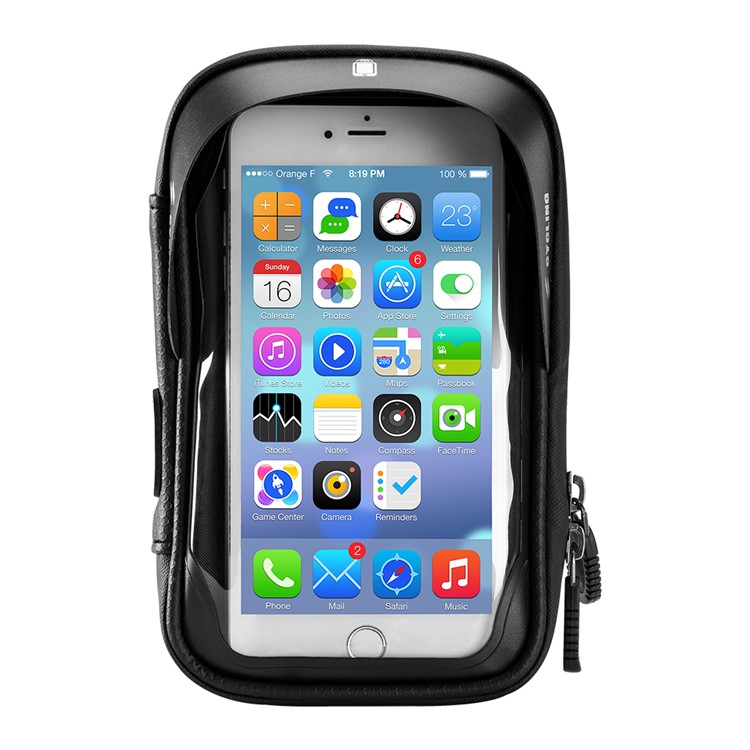 SZ-B17-3 Universal 5.8-inch Bicicleta À Prova D 'água Da Motocicleta Titular Saco De Bicicleta GPS Handlebar Mount Case-7