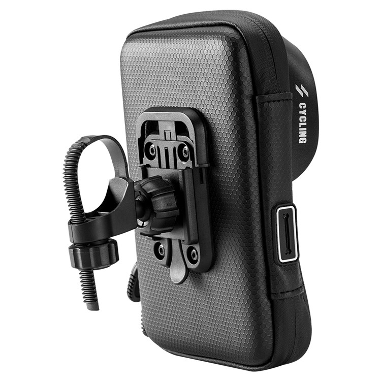 SZ-B17-3 Universal 5.8-inch Waterproof Bicycle Motorcycle Holder Bag Bike GPS Handlebar Mount Case-9