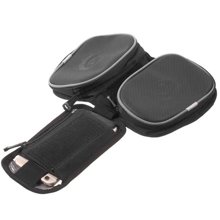 ROSWHEEL Plegable Bolsa De Tubo Frontal De Bicicleta De Fibra De Carbono 5.5inch Para Iphone 6s Plus / Galaxy S7 (12813L)-6
