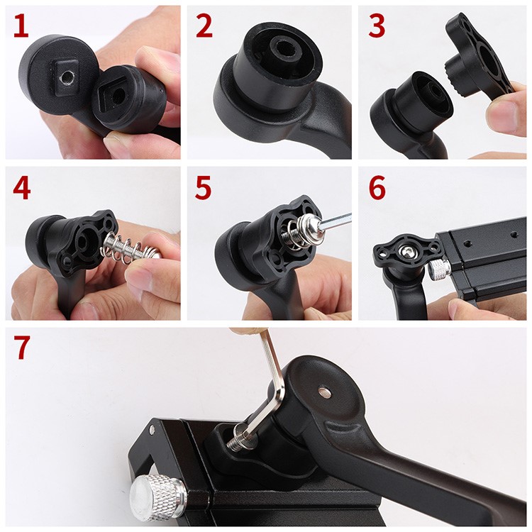 GUB P20 Supporto Per Telefono In Alluminio Supporto Per Telefono Per Veicoli Elettrici Supporto Per Manubrio Da Moto Per Telefono Da 55-100 Mm - Nero-12