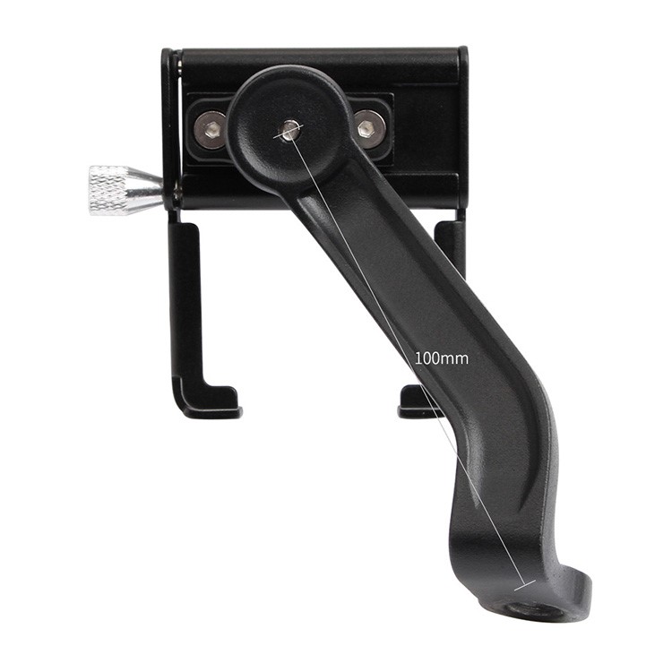 GUB P20 Supporto Per Telefono In Alluminio Supporto Per Telefono Per Veicoli Elettrici Supporto Per Manubrio Da Moto Per Telefono Da 55-100 Mm - Nero-4