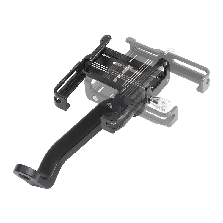 GUB P20 Supporto Per Telefono In Alluminio Supporto Per Telefono Per Veicoli Elettrici Supporto Per Manubrio Da Moto Per Telefono Da 55-100 Mm - Nero-6
