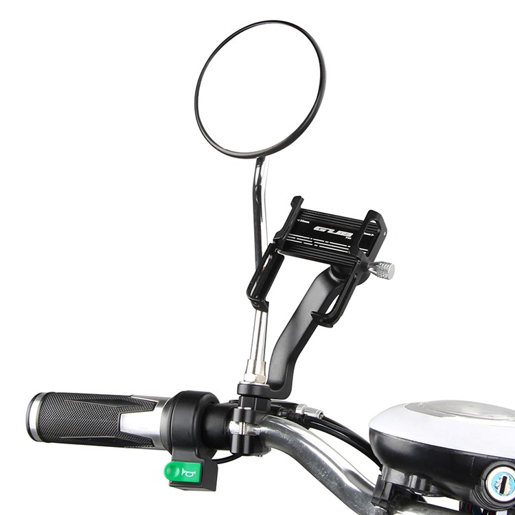 GUB P20 Supporto Per Telefono In Alluminio Supporto Per Telefono Per Veicoli Elettrici Supporto Per Manubrio Da Moto Per Telefono Da 55-100 Mm - Nero-7