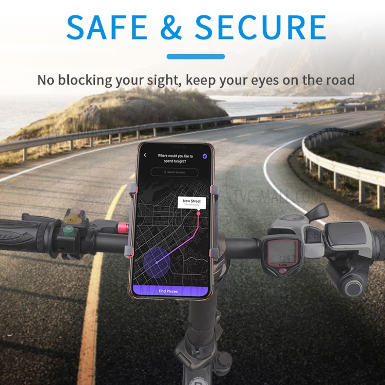 360° Rotation Mobile Phone Holder for Rotary Bicycle Motorcycle Electric Vehicle-18