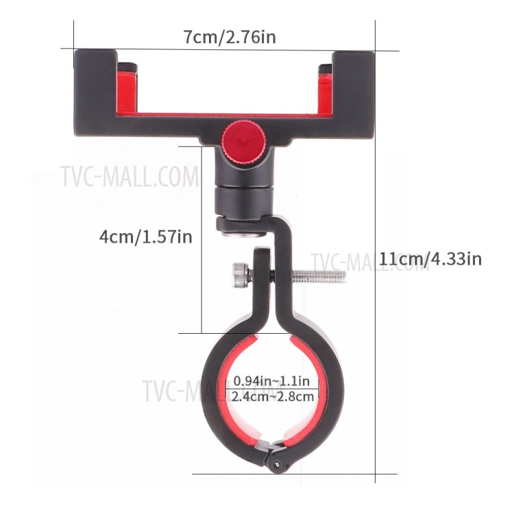 360° Rotation Mobile Phone Holder for Rotary Bicycle Motorcycle Electric Vehicle-5