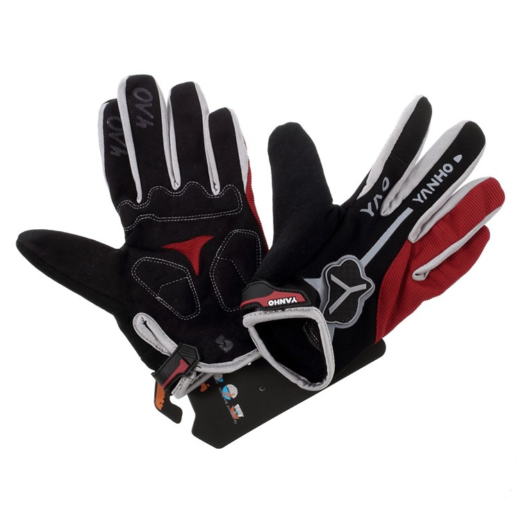 YANHO Anti-slip Full-Finger Cycling Bike Gloves, Size: M-1