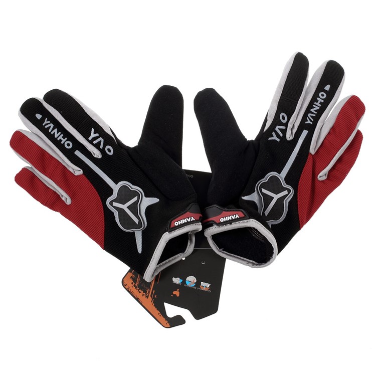 YANHO Anti-slip Full-Finger Cycling Bike Gloves, Size: M-2
