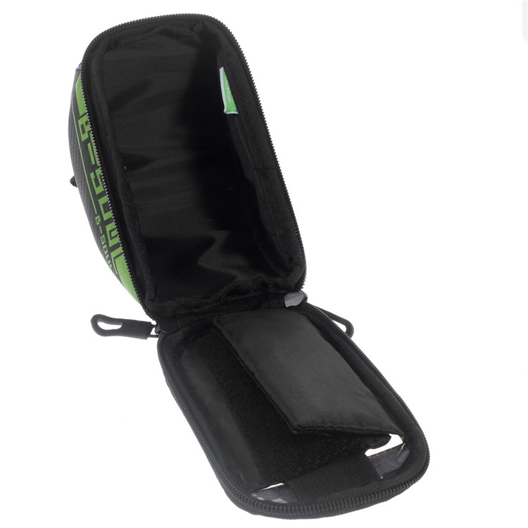 B-SOUL Cycling Bike Handlebar Frame Top Tube Bag for iPhone 6s Plus/6 Plus Etc - Green-3