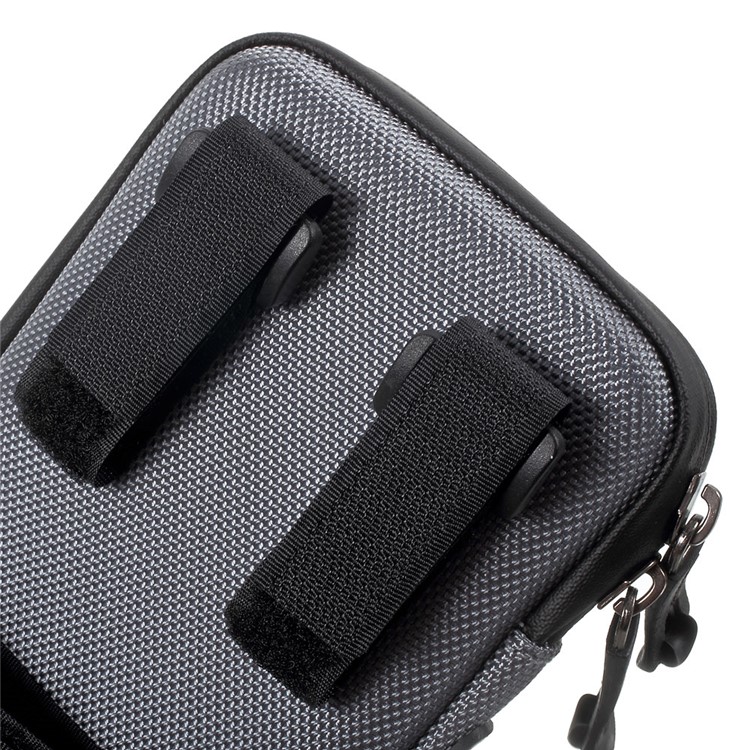 Bike Frame Front Tube Bag with Shade for iPhone 7 Plus/ 6s Plus/Samsung S7 Edge Etc - Grey-9
