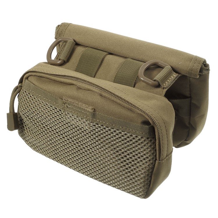 Military MOLLE Bike Frame Front Tube Bag Double-faced Messenger Bag - Tan-1