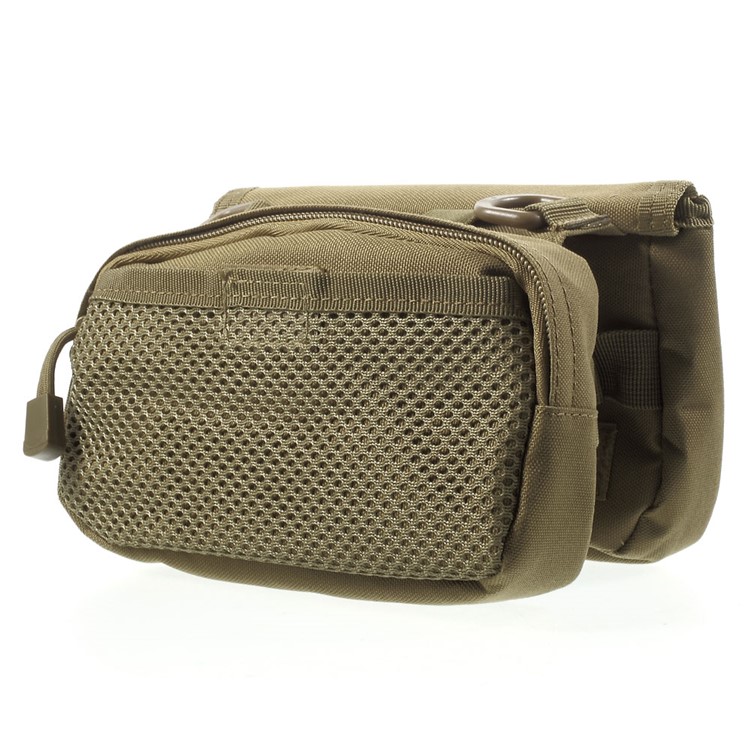 Military MOLLE Bike Frame Front Tube Bag Double-faced Messenger Bag - Tan-2