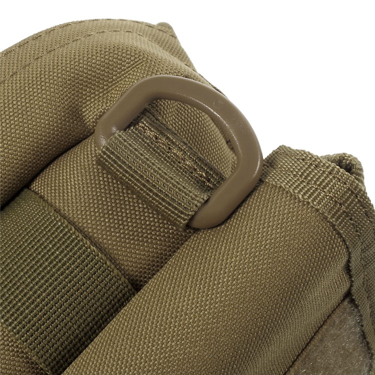 Military MOLLE Bike Frame Front Tube Bag Double-faced Messenger Bag - Tan-9
