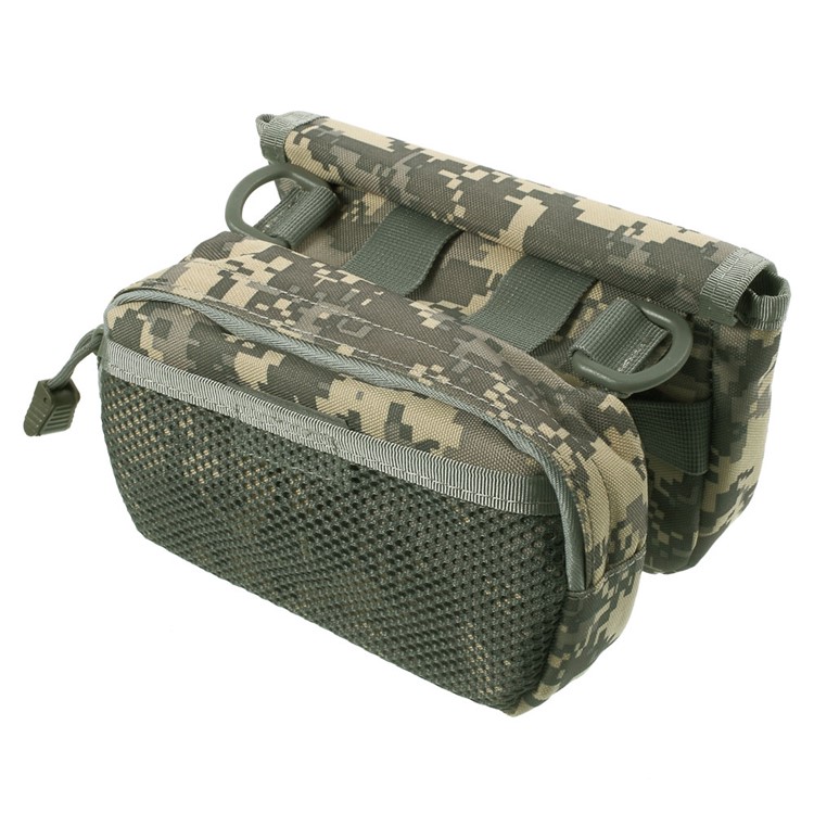 MOLLE Bike Bicycle Front Tube Bag Double-faced Shoulder Bag - Digital Desert-1
