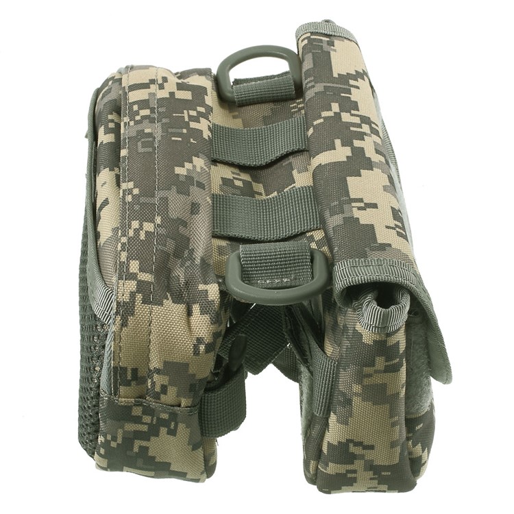 MOLLE Bike Bicycle Front Tube Bag Double-faced Shoulder Bag - Digital Desert-3