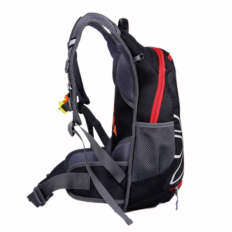 Waterproof Cycling Bag Nylon Backpack - Black-3