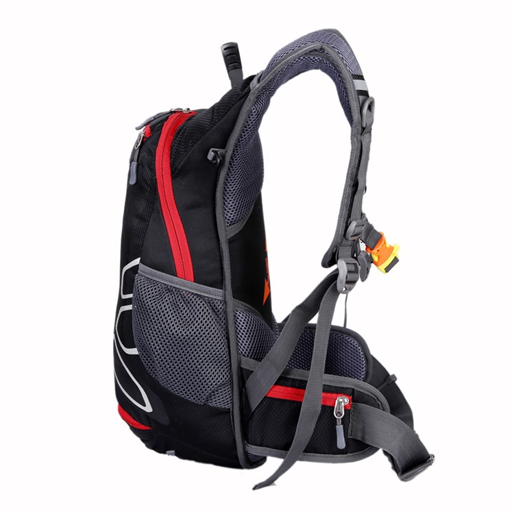 Waterproof Cycling Bag Nylon Backpack - Black-4