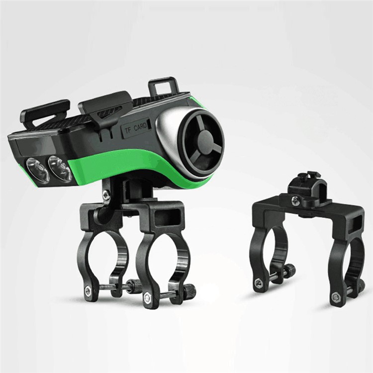 multi-Altoparlante di Bluetooth della bici di funzione con la banca di potenza + Luce della bici + Supporto telefonico-2