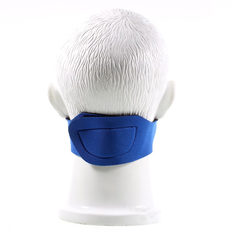 Outdoor Anti-pollution Anti-dust Mask Protector with Exhale Valve and Activated Carbon Filtration Layer - Blue-7