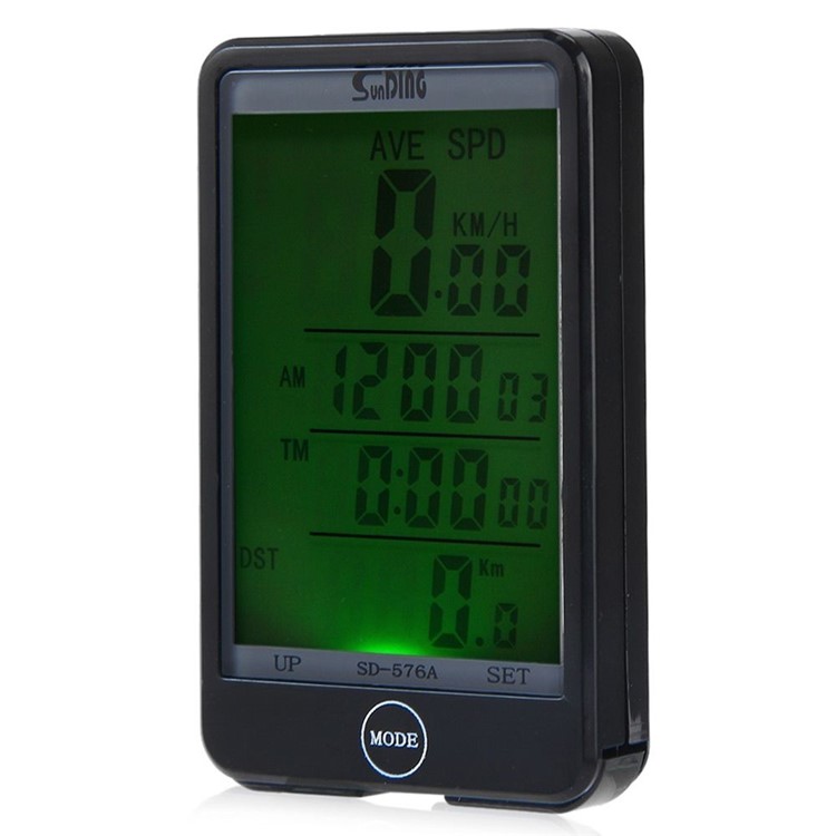 SONDING 576A Odómetro Velocímetro Bicicleta Computador Touch Screen Backlight-4