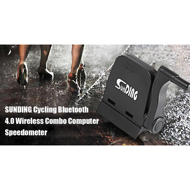 SUNDING Bluetooth 4.0 Bicycle Combo Computer Speedometer Cadence Waterproof Sensor-15