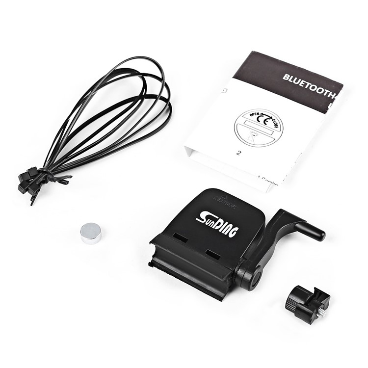SUNDING Bluetooth 4.0 Bicycle Combo Computer Speedometer Cadence Waterproof Sensor-9